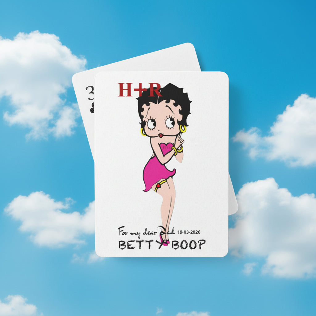 FASHION POKER PLAYNGS CARDS BETTY BOOP