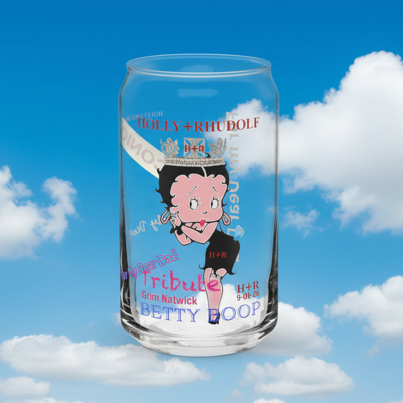 FASHION GLASS BETTY BOOP